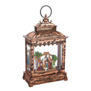 11'' Tall LED Musical Lantern  with Spinning Action and  Timer function Table Decor, Nativity Scene,3wgl160