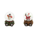 Train Water Globe, 3 Piece Set,3wgl177