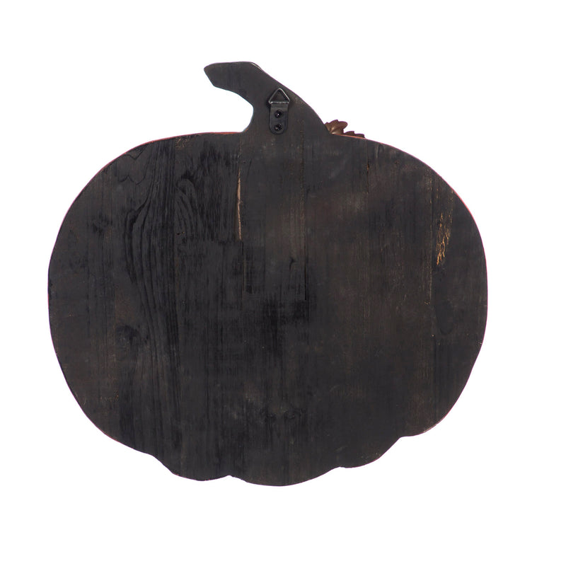 Wood and Metal Pumpkin Wall Décor,3wp804