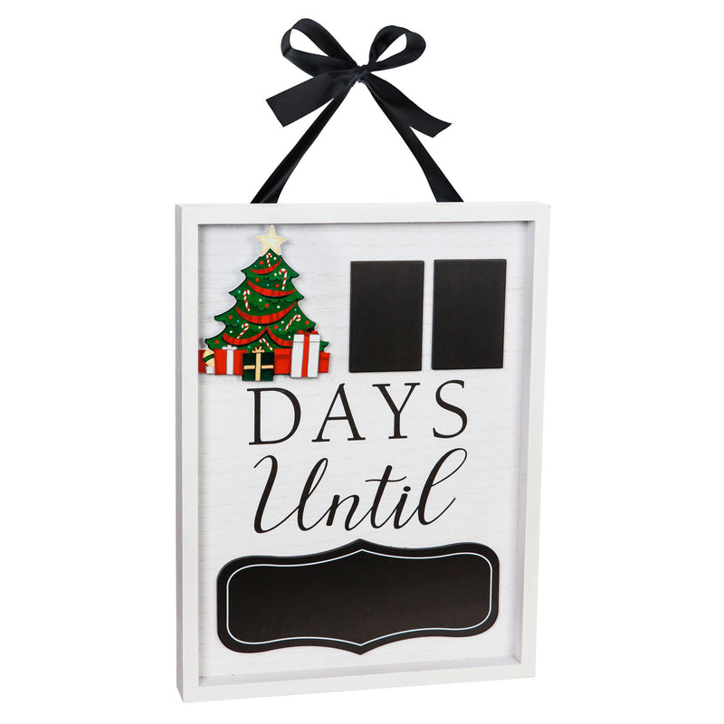 "Days Until" Wood Countdown Sign Wall Décor,3wp826