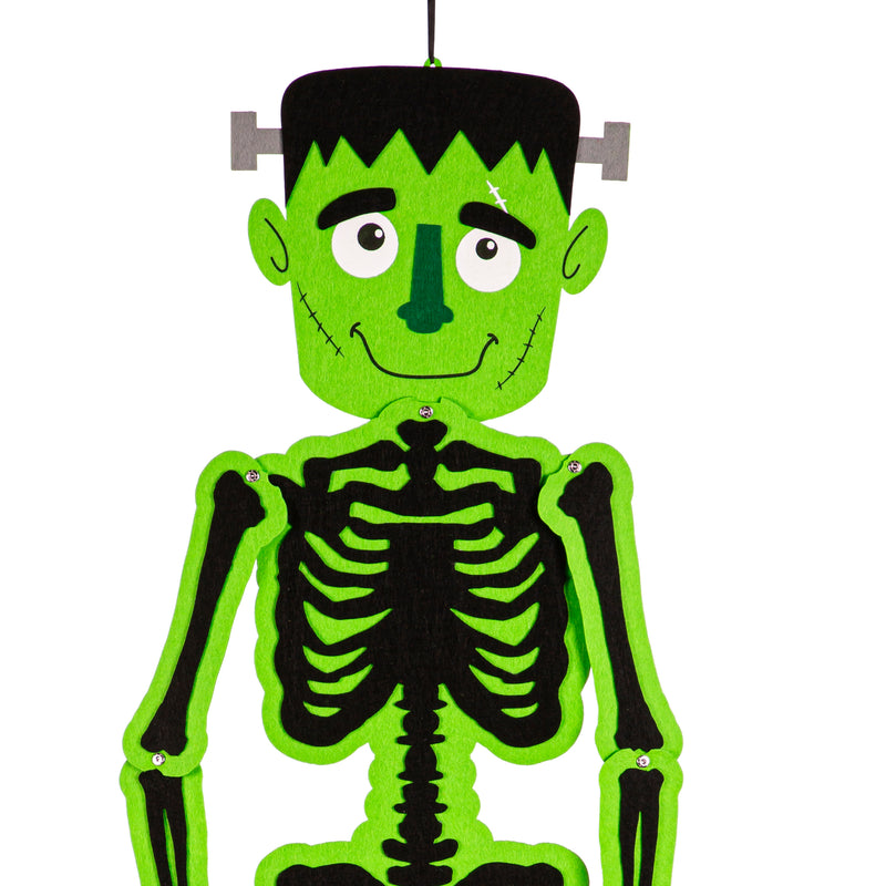 Posable Boo Buddy Halloween Skeleton Hanging Decor,401259b