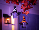 Animated Shaking Halloween Gnome with Sound Hanging Decor,401267bl