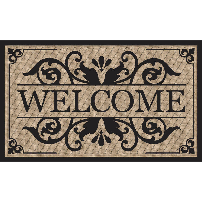 Cambridge Welcome Embossed Floor Mat,41em2460