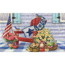 Patriotic Porch Embossed Floor Mat,41em2539