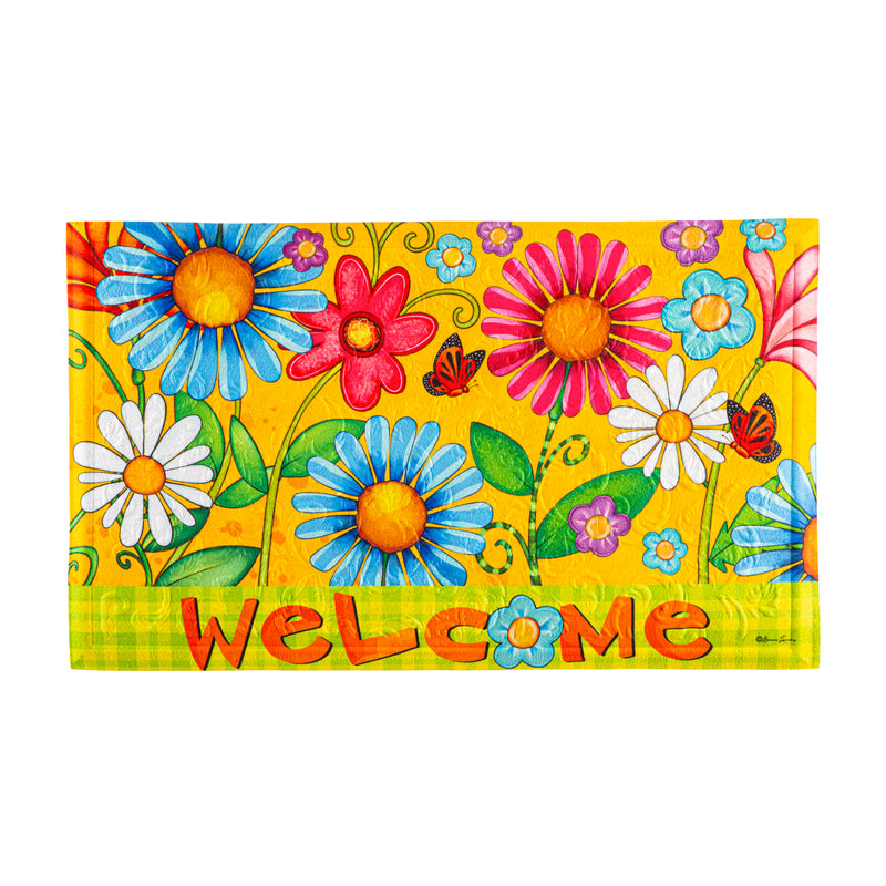 Welcome Spring Embossed Floor Mat,41em2755