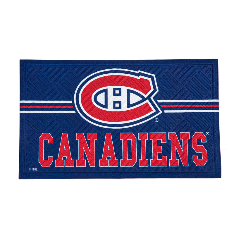 Embossed Mat, Cross Hatch, Montreal Canadiens,41em4364ch