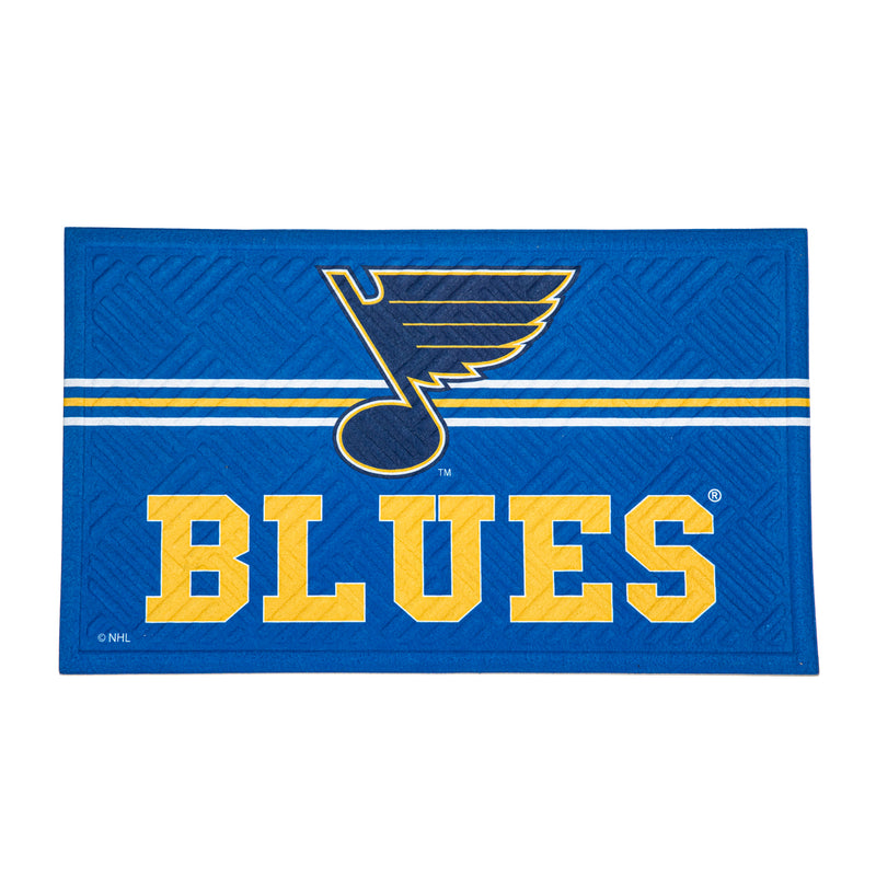 Embossed Mat, Cross Hatch, St Louis Blues,41em4374ch
