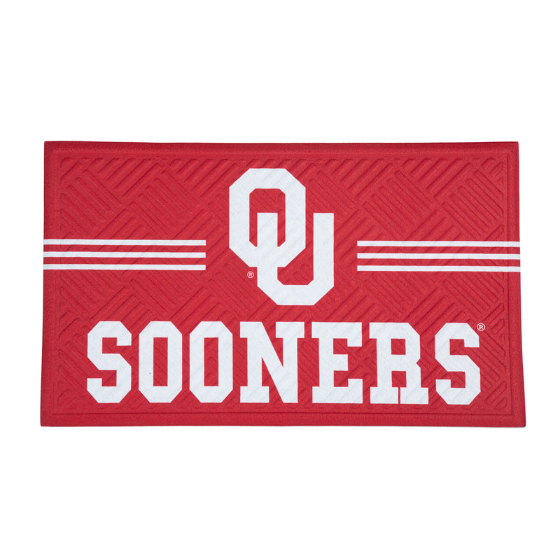 Embossed Mat, Cross Hatch, University of Oklahoma,41em974ch