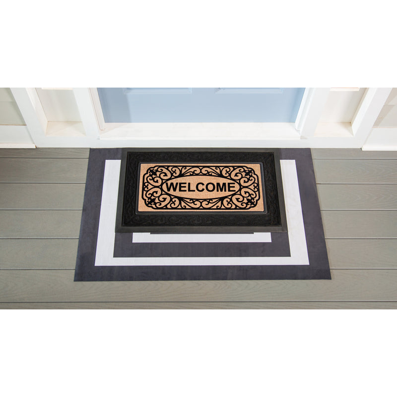 Black and White Frame Layering Mat,41fm2574