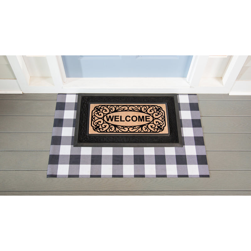 Buffalo Check Layering Mat,41fm2578