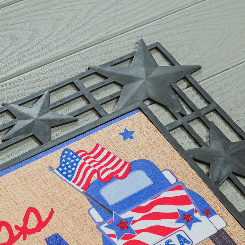 Patriotic Pick-Up Truck Sassafras Switch Mat