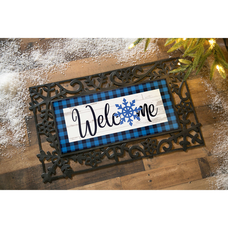 Winter Welcome Sassafras Switch Mat