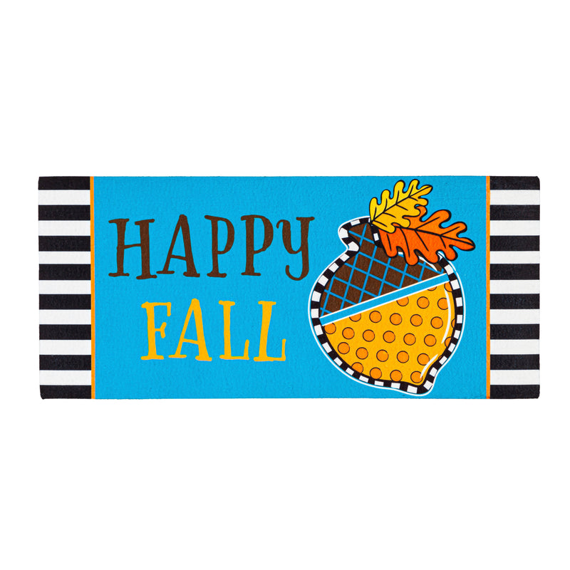 Happy Fall Acorn Sassafras Switch Mat