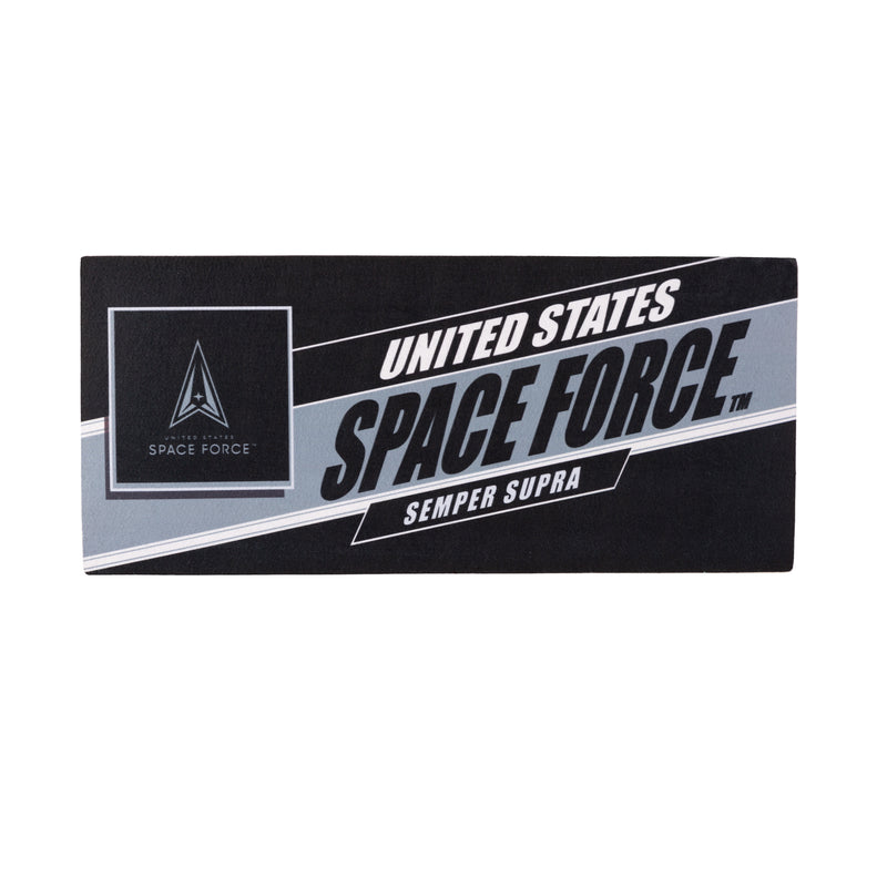 Evergreen Floormat,Sassafras Mat, Space Force,22x0.25x10 Inches