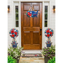 Patriotic Floral God Bless America Sassafras Switch Mat