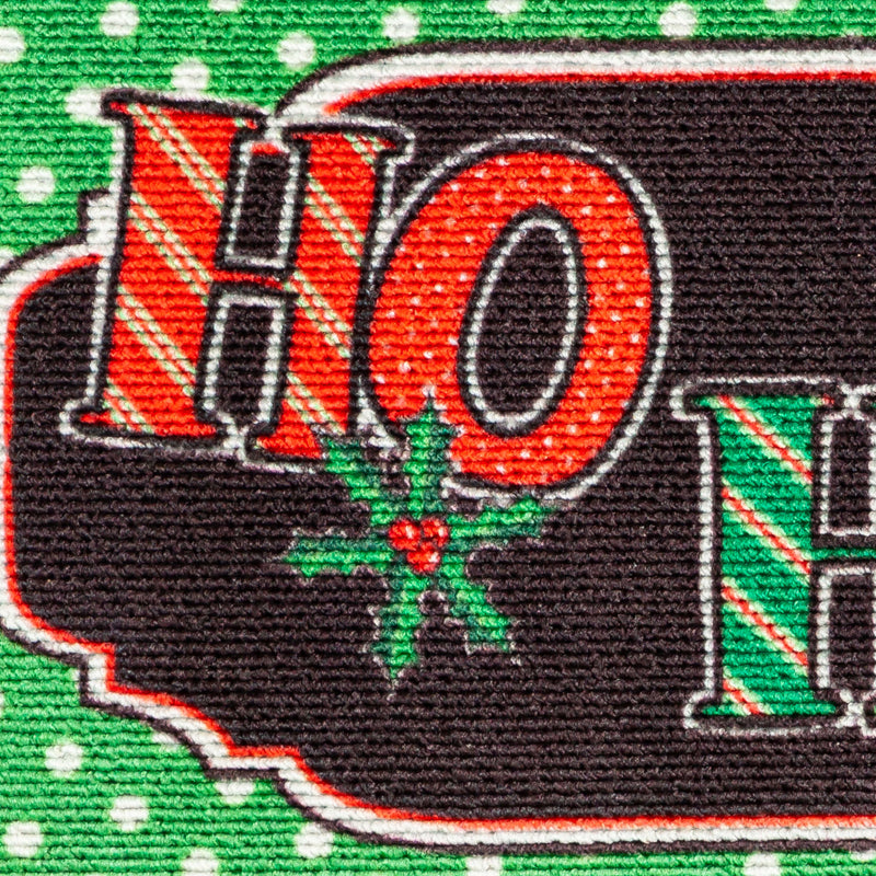 Evergreen Floormat,Ho Ho Ho Textured Sassafras Switch Mat,22x0.25x10 Inches