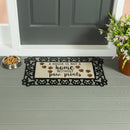 A House is Not a Home Without Paw Prints Burlap Sassafras Switch Mat