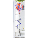 Patriotic Hearts Burlap Balloon Spinner,45bb417