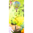 Forsythia Basket Burlap Balloon Spinner,45bb457