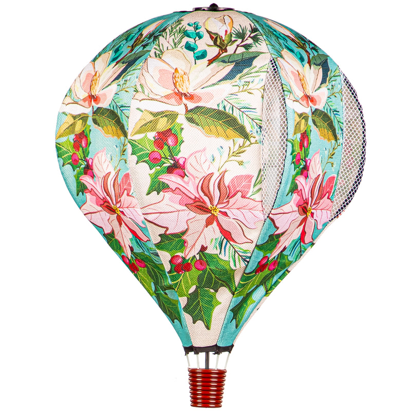 Merry Christmas Floral Balloon Spinner,45bd654