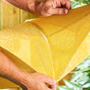 Lighted Fabric Star, Large, Gold,45st374bl