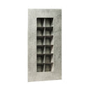 Aged Zinc 12 Pocket Wall Planter,47m133