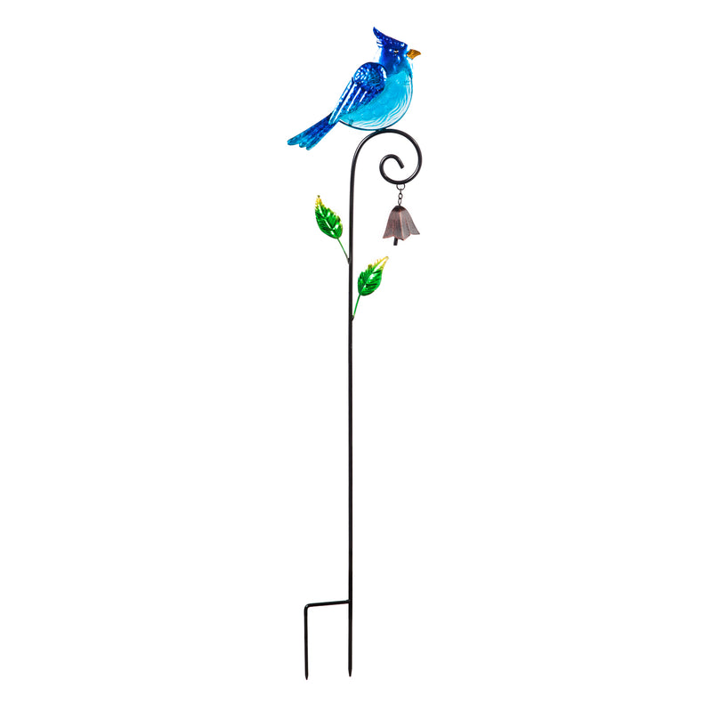 36" Stake with bell, Birds, 3 ASST,47m1423