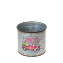 Home for the Holidays Metal Planter Nested Set of 3, 13.12"x13.12"x11.75"inches