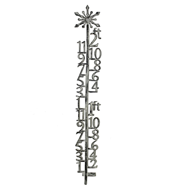 Distressed Metal Artisan Snow Gauge,47m3495