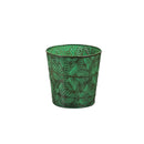 Set of 3 Botanical Greens Embossed Planter, 11"x11"x11.25"inches