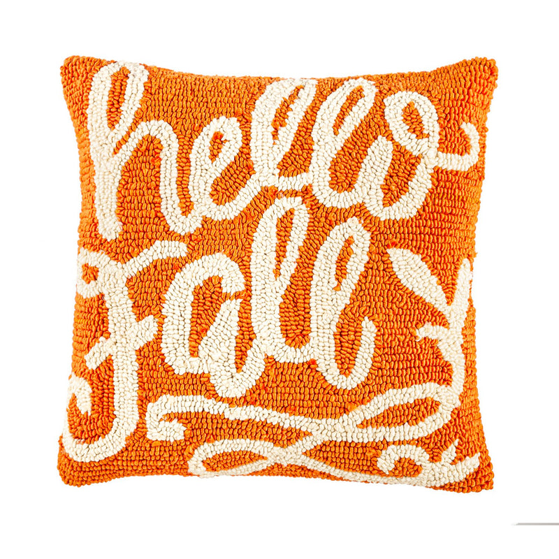Hooked Pillow 18"x18" Hello Fall,4p21168