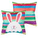 Easter Egg Bunny 18" Interchangeable Pillow Cover,4plc512