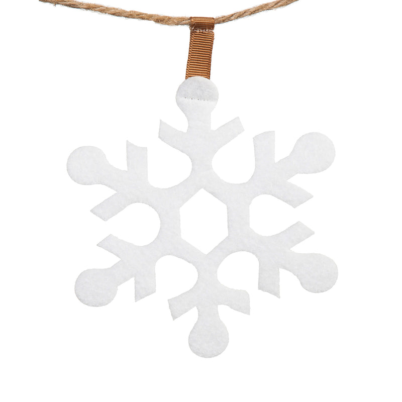 Snowflakes Seasonal Décor Banner,58b050