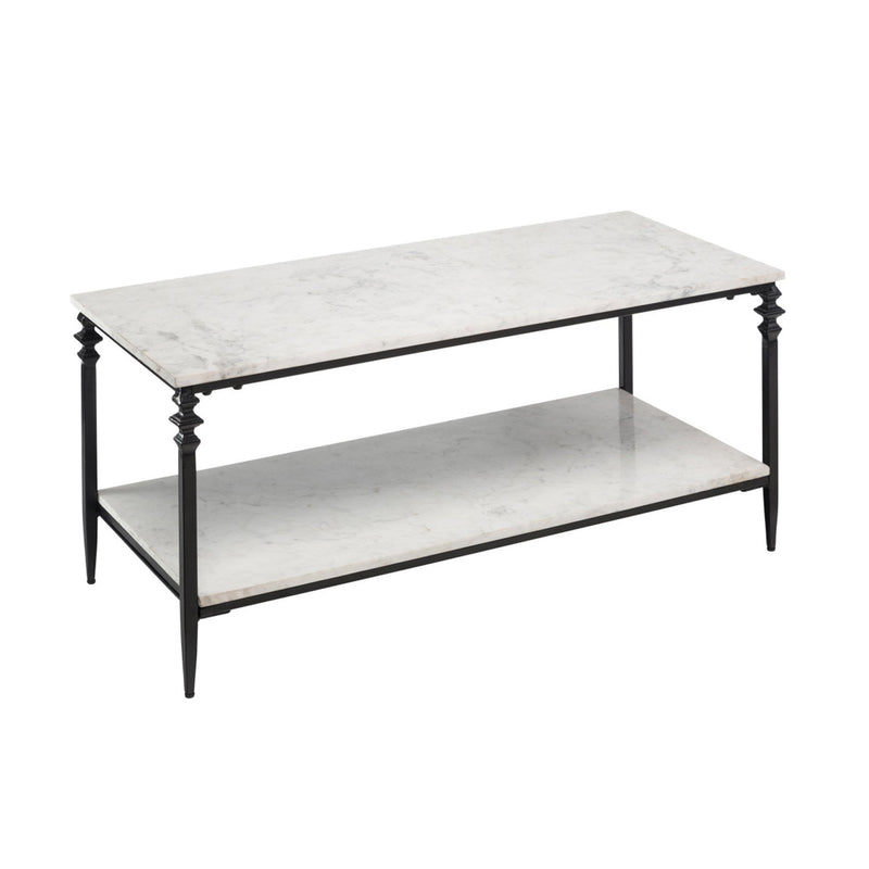 Indoor/Outdoor Nottoway White Marble Coffee Table,59k67