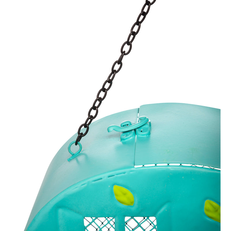 Evergreen Bird Feeder,Metal Camper Birdfeeder,8.86x3.94x12.2 Inches