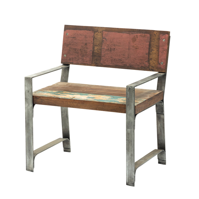 Greenwich Reclaimed Wood Outdoor Chair,62h67
