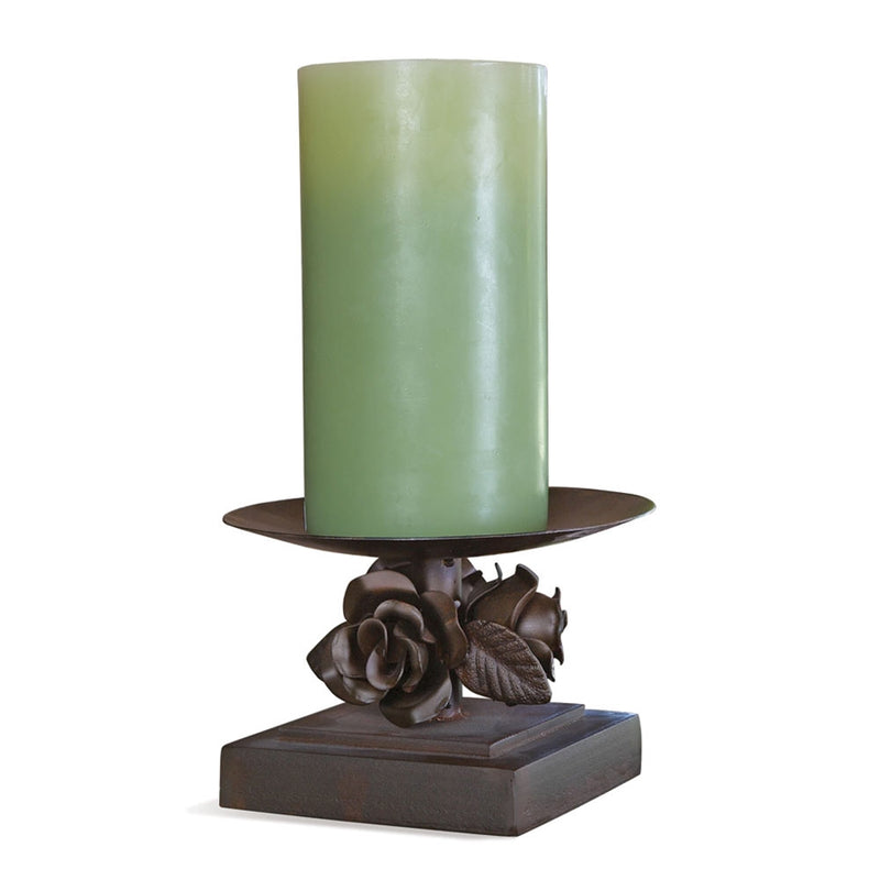 Napa Home Garden,  BS VIN ROSE PEDESTAL CANDLE HLDER,6352r