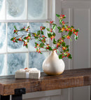 Indoor/Outdoor Holly and Berry Lighted Branches, Set of 2,65k55