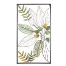 Metal Leaf Framed Outdoor Wall Decor,6m603