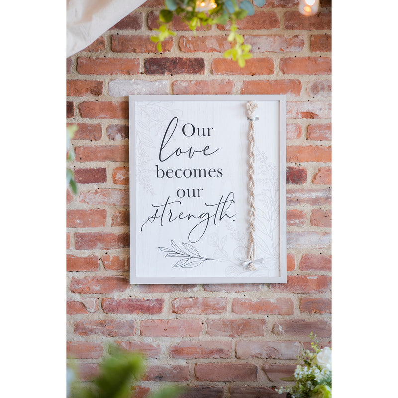 20'' x 24'' Wooden Cord Tying Wall Decor,6w439