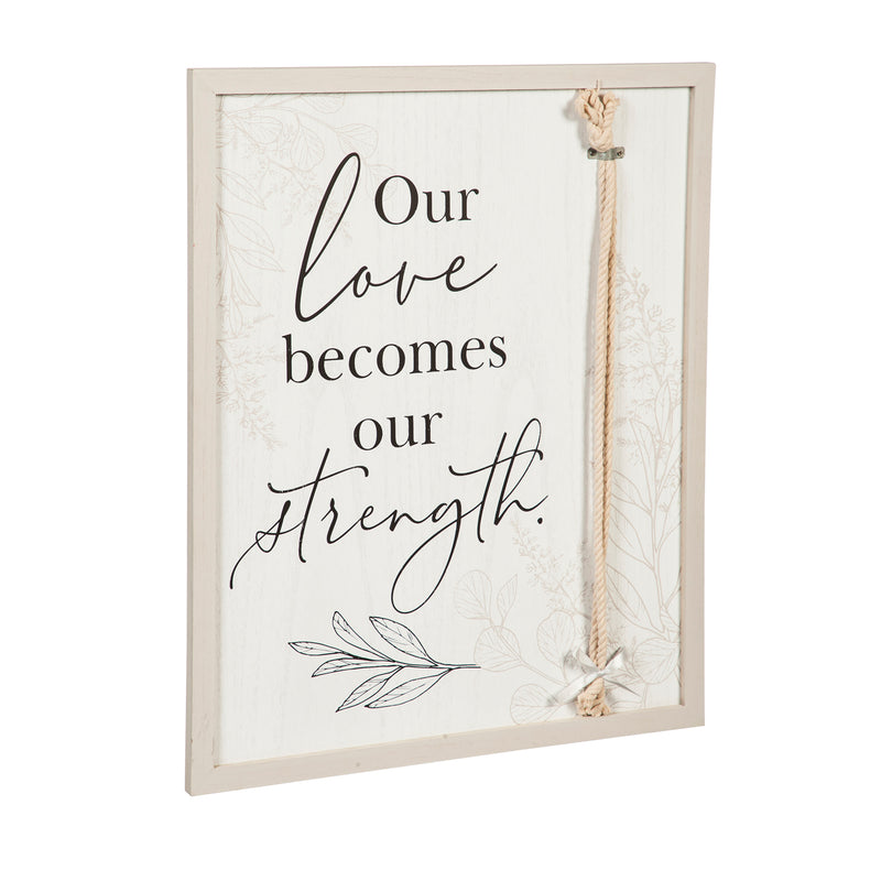 20'' x 24'' Wooden Cord Tying Wall Decor,6w439