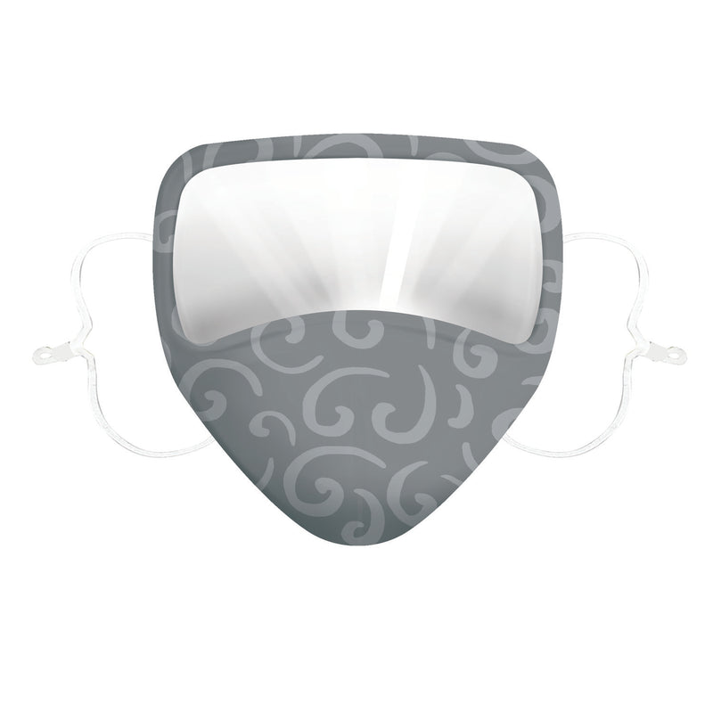 Women's Antimicrobial Non-Medical Cotton Face Mask w/ Visor, 2 Designs, 12 of each, 24 pcs total,7cdu100