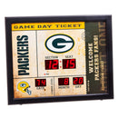 Bluetooth Scoreboard Wall Clock, Green Bay Packers,7cl3811