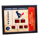 Bluetooth Scoreboard Wall Clock, Houston Texans,7cl3812