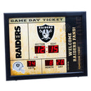 Bluetooth Scoreboard Wall Clock, Oakland Raiders,7cl3822