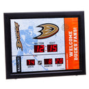 Bluetooth Scoreboard Wall Clock, Anaheim Ducks,7cl4350
