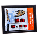Bluetooth Scoreboard Wall Clock, Anaheim Ducks,7cl4350