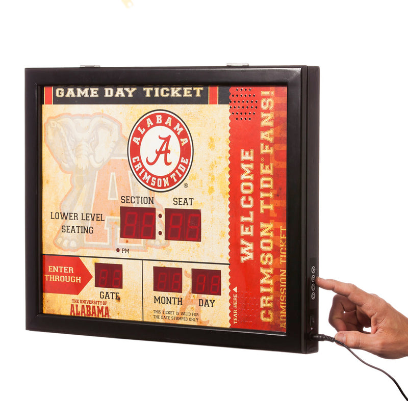 Bluetooth Scoreboard Wall Clock, Anaheim Ducks,7cl4350