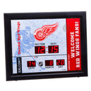 Bluetooth Scoreboard Wall Clock, Detroit Red Wings,7cl4359