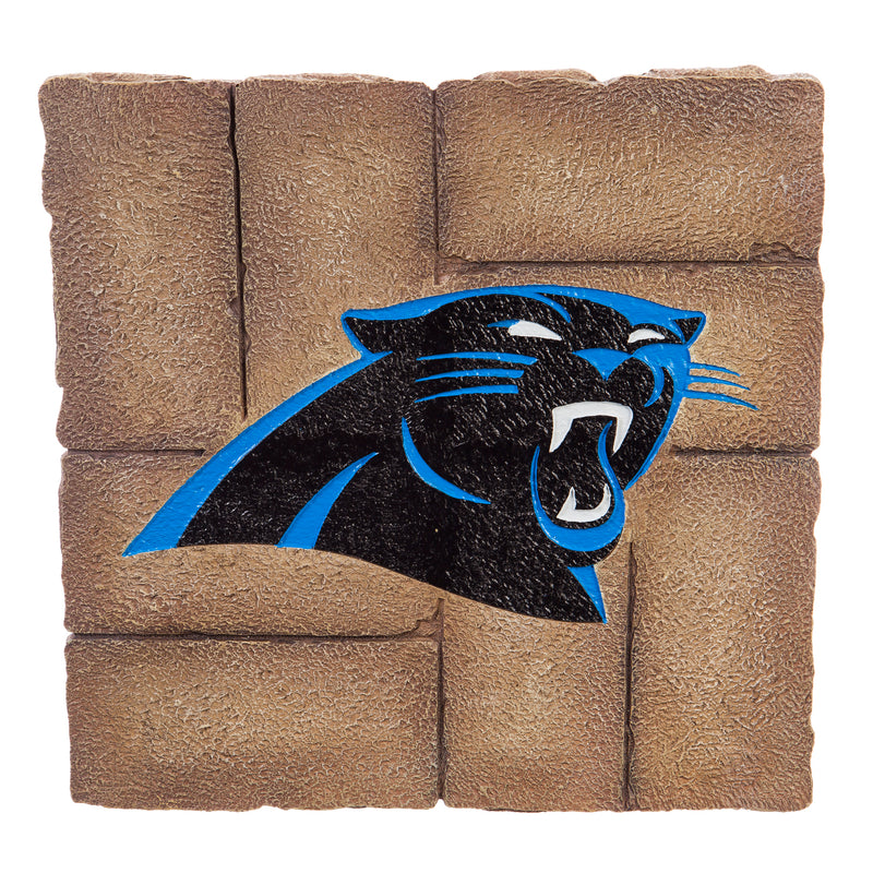 Evergreen Garden Stone,Carolina Panthers, Garden Stone,11.7x11.7x0.78 Inches